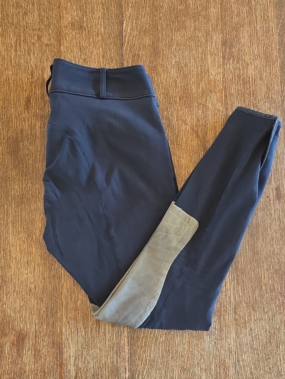 The Tailored Sportsman Low-Rise Vintage Patch Breeches, Black, Size 26
